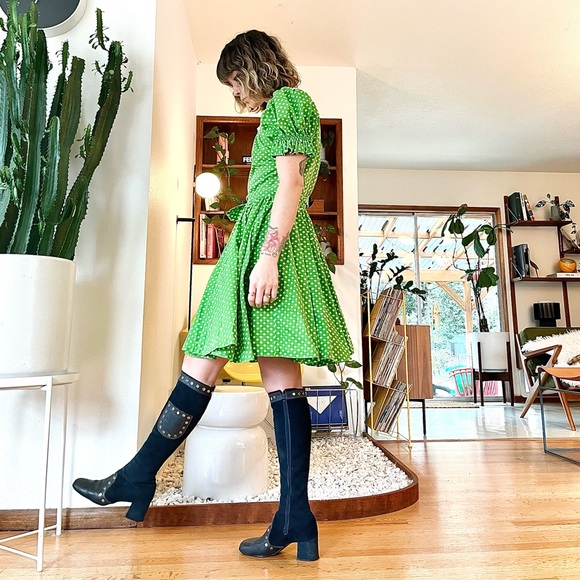 Vintage Polka Dot Baby Doll Dress - Picture 6 of 7